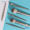 Custom Logo Vegan 6pcs Makeup Brush Gift Set With Cosmetic Holder