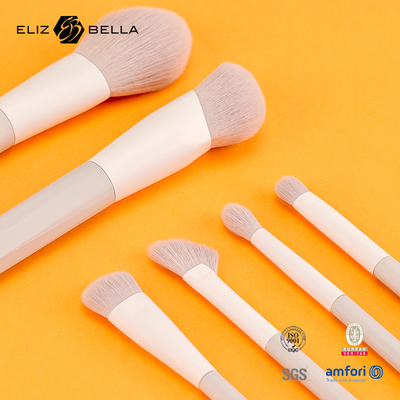 7pcs 메이크업 브러쉬 합성 머리카락과 스탠드 플라스틱 손잡이 알루미늄 페룰,OEM 주문 환영