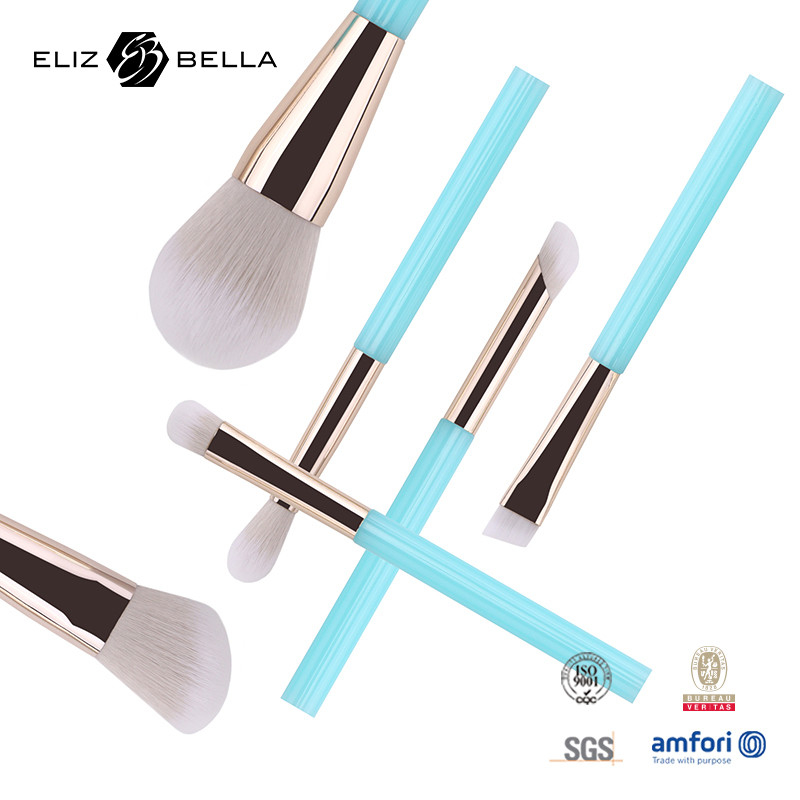 6pcs OEM 메이크업 눈 브러쉬 뷰티 케어, 잔인성 무료 합성 헤어 메이크업 브러쉬 키트