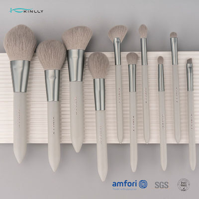 OEM 10PCS 나노 고급 화장 솔은 표면에 대하여 설정했습니다