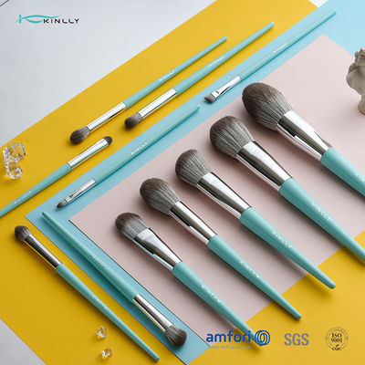12 PC 합성 모발 화장 솔