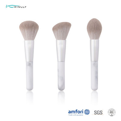 ISO9001 알루미늄 물미 3 PC 합성 모발 화장 솔